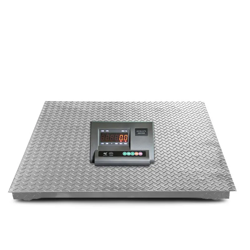 

1-5ton Industrial Digital Platform Floor Weighing Scale with Yaohua A12E Indicator Weight Function OEM Size