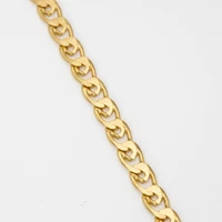 

women jewelry custom oval gold plated chain bracelets