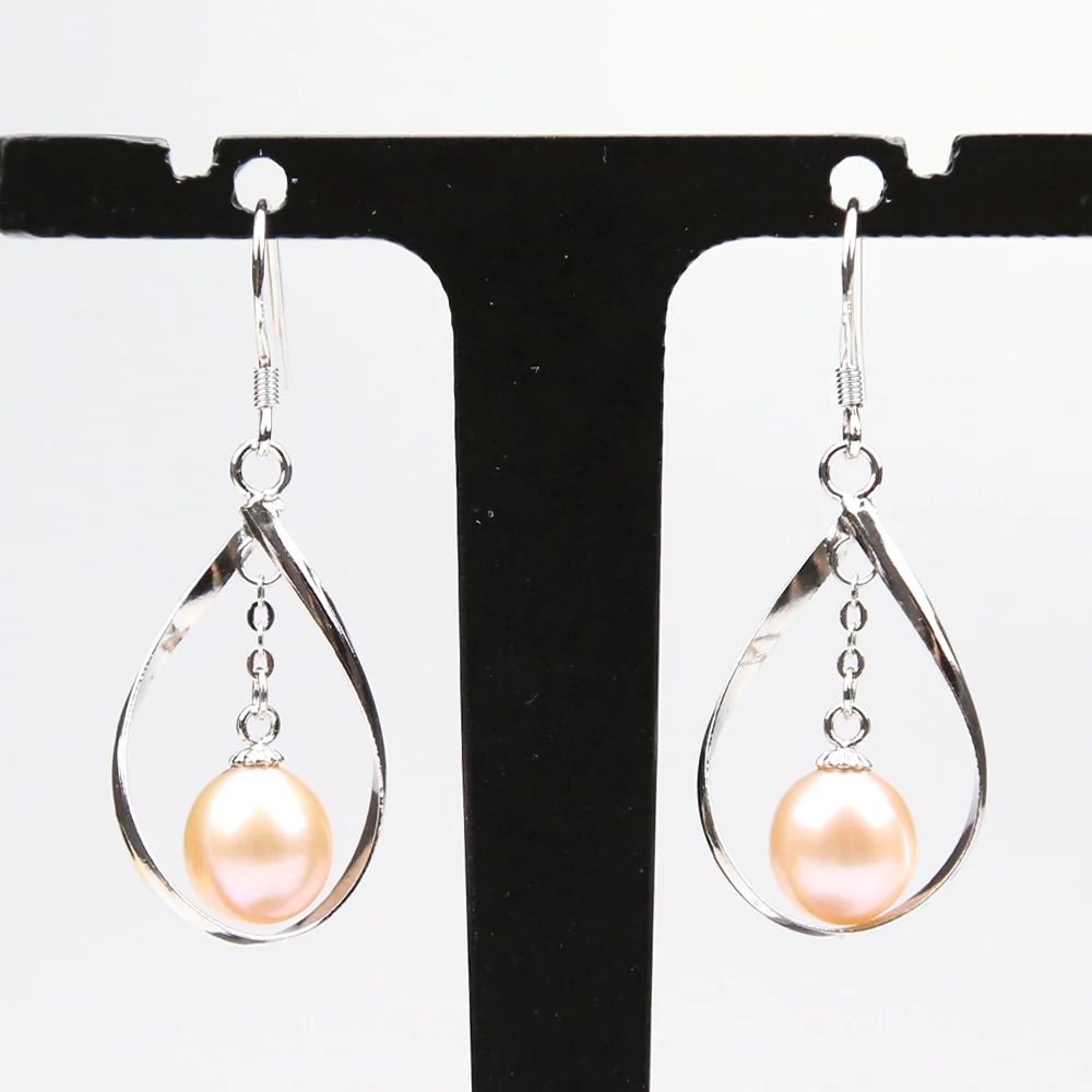 

Earring sterling 925 Jewelry Drop Fresh Water Earring For Women, Colors