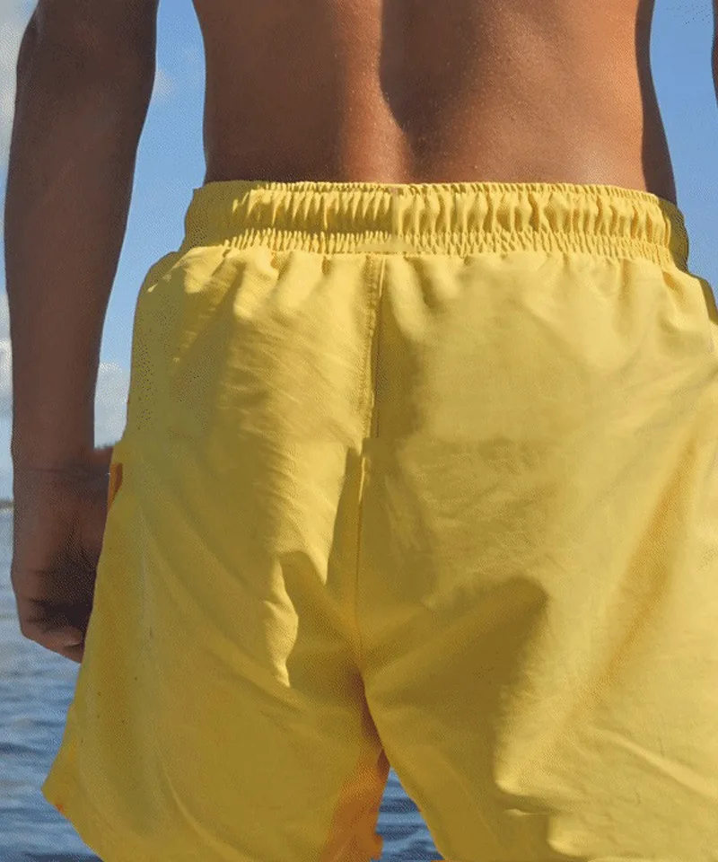 

Summer dress 2021 Fashion Color changing beach pants quick drying trunks seaside swim shorts men, Picture shows