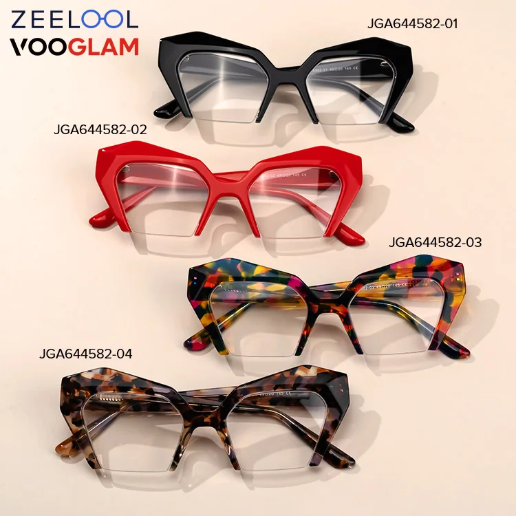 

Zeelool Vooglam new Wholesale Cateye Acetate designer eye glasses frames acetate frame eyeglasses wholesale optical glasses