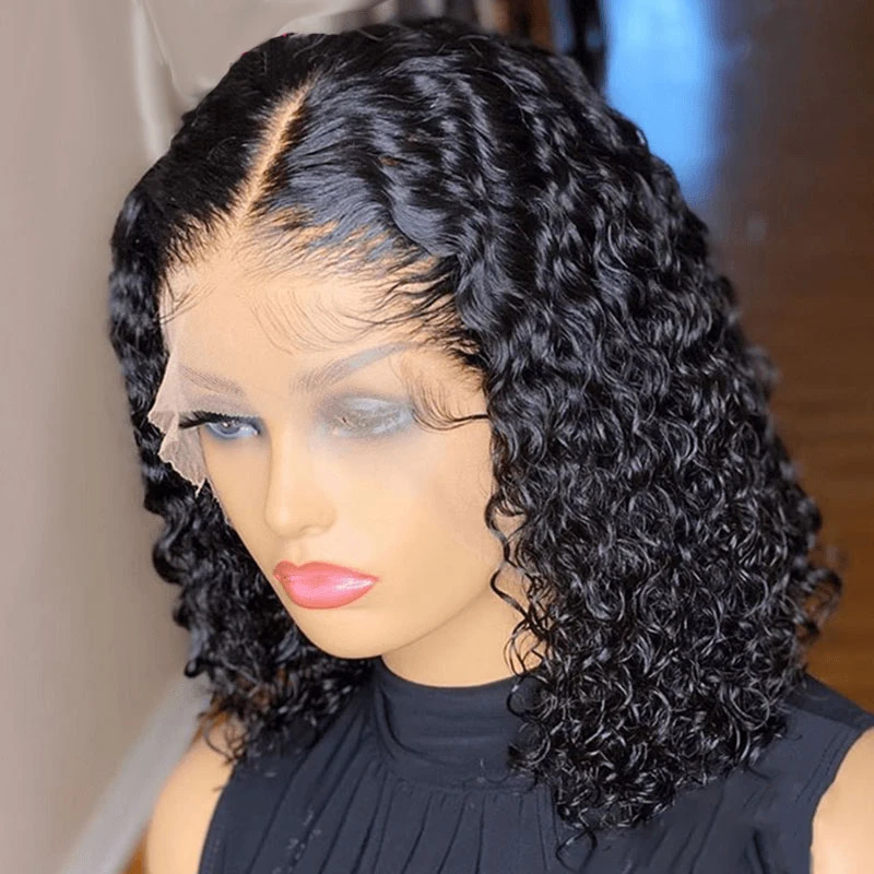 

Wholesale Cheap price 100% Virgin Brazilian human Hair Wig pre pluck straight water wave curly short bob human hair wigs