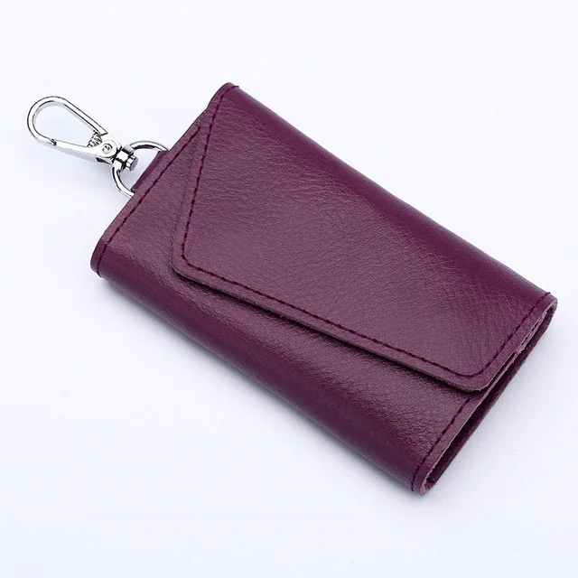 product-GF bags-Genuine Leather Keychain Men Women Key Holder Organizer Pouch Car Key Chain Wallet H-4