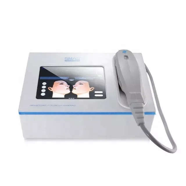 

New Mini hifu machine 5 cartridges beauty hifu machine hifu for face and body, White
