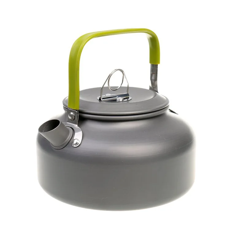 

Hot Sale Outdoor Portable Kettle Teapot Aluminum Alloy 800ml Coffee Pot