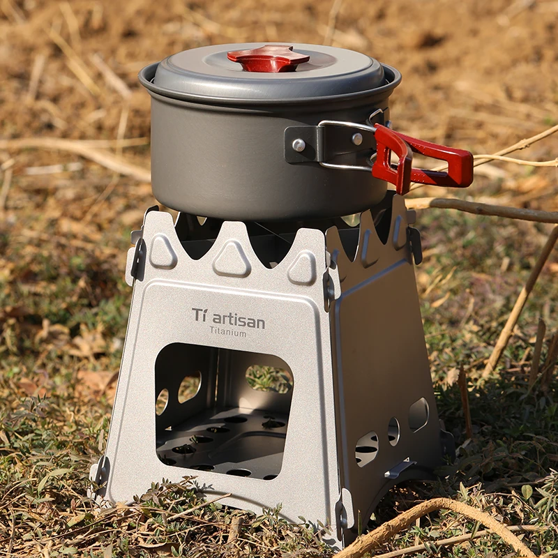 Hot Sale 340g Camping Stove Mini Camping Wooden Stove Portable Stove
