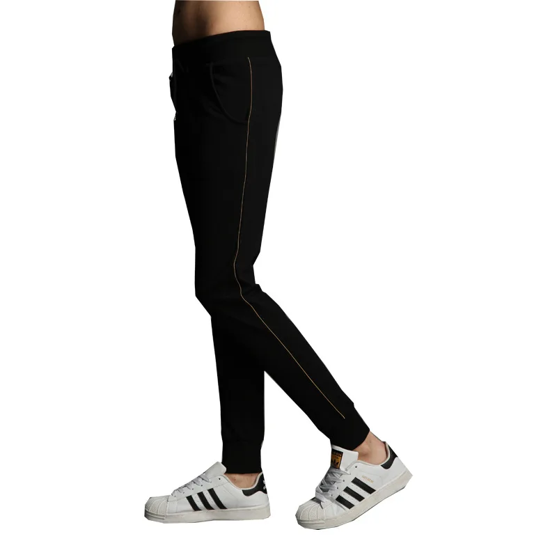

Sport Pants Woman Casual Elastic Drawstring Womens Pants Cotton Trousers Plus Size Fitness Clothes, 4-colors