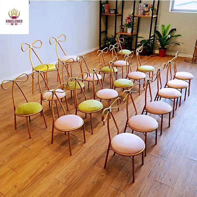 
Wedding Event Metal Princess kids Party Tables and Tiffany Chairs For Party and Events 