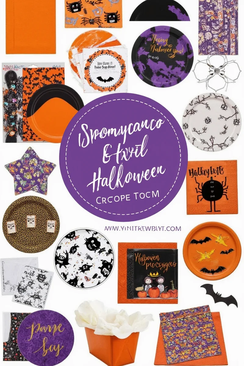 spook tacular style how to choose halloween plates napkins for a family friendly party