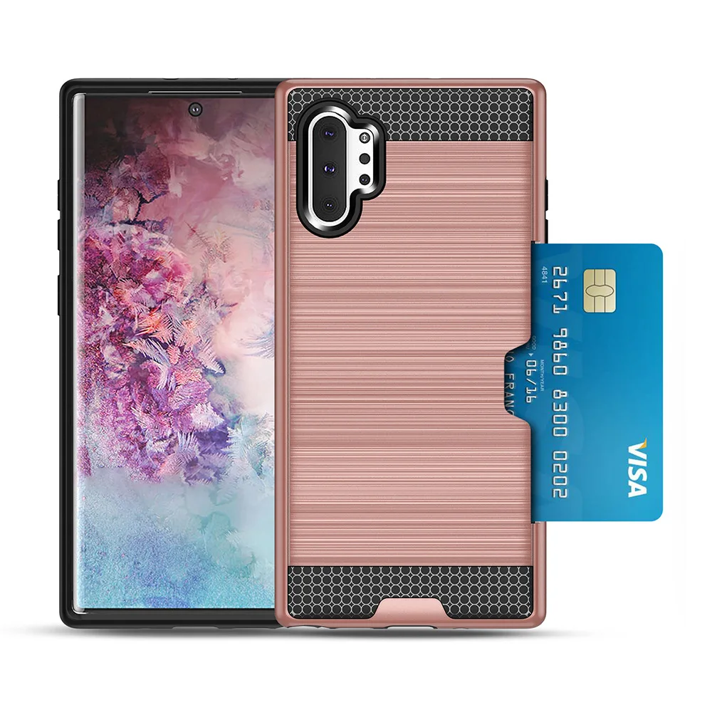 

Credit Card Case for Samsung Note 10 Pro, Note 10 Pro Phone Case, Black, red, green, blue, gold, gray, silver, rose gold
