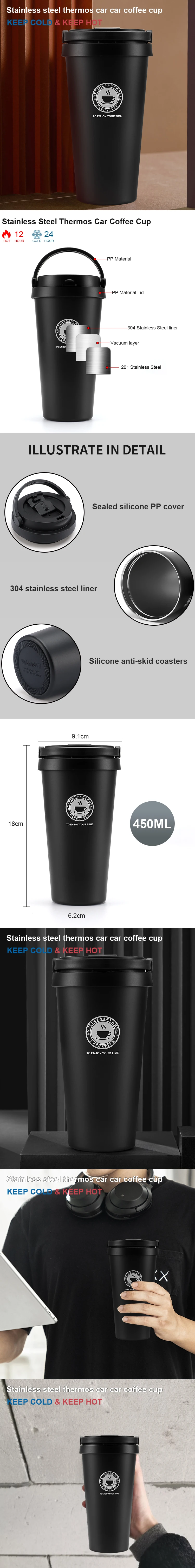 Stainless Steel Mugs Bulk Vacuum Insulated Flask Hot Sale OKADI