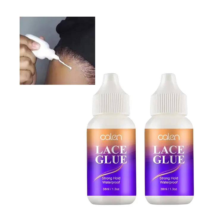 

Strong Hold Invisible Lace Wig Glue Bond Toupee Waterproof Lace Glue Private Label