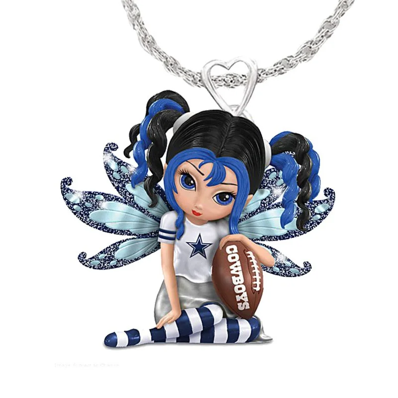 

Beautiful jewelry accessories cartoon character necklace baseball girl pendant