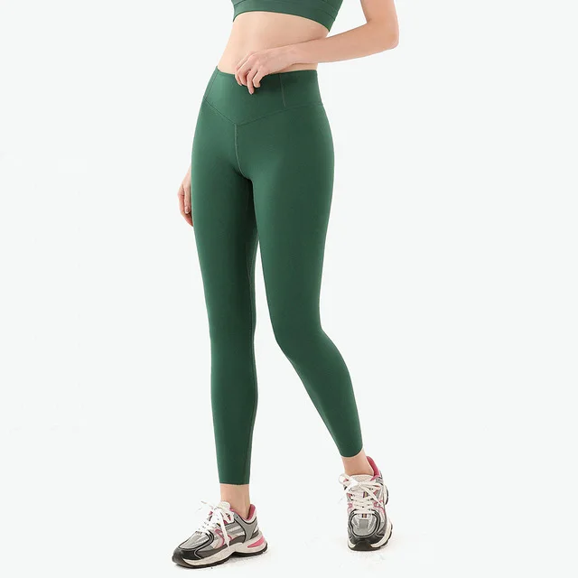 

Factory custom logo fitness sports running training yoga wear tight-fitting hip lifting abdomen shaping exercise yoga pants
