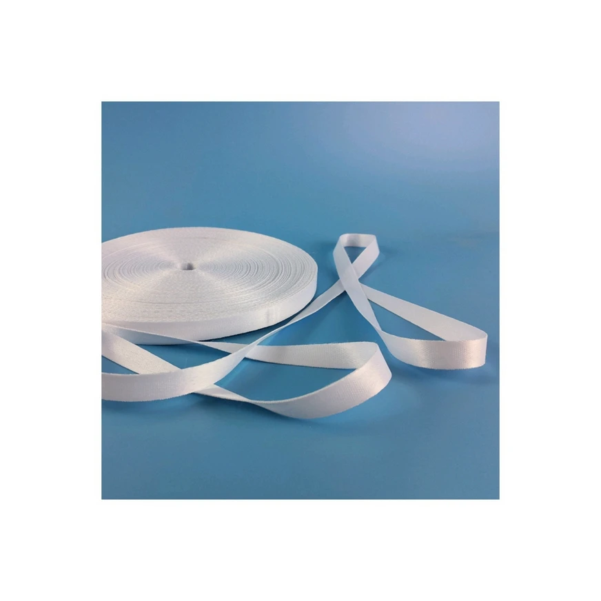 

Roll Polyest Satin White Lanyard Ribbon For Sublimation