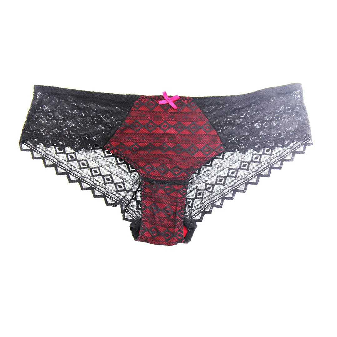

Hot Selling Mid-Rise Thongs for women G String Underwear Photos Ladies Sexy Rainbow T-back Women Popular Lace Custom Panties