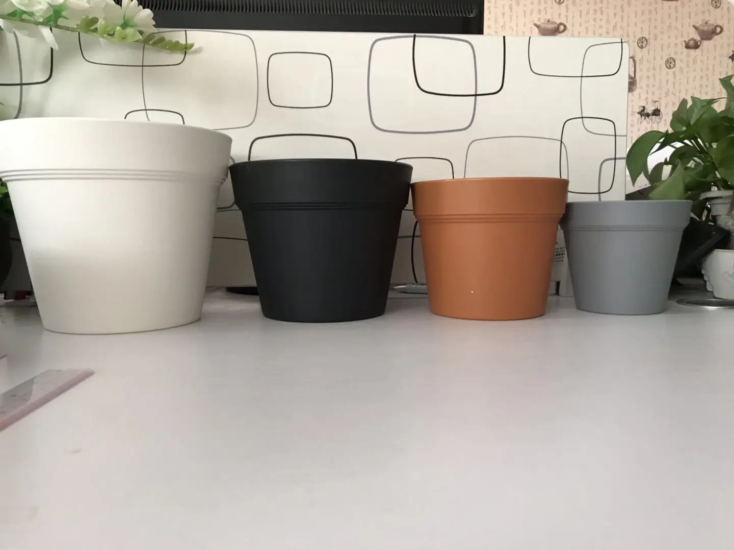 
Various plastic pp nursery planter garden plastic flower pot 
