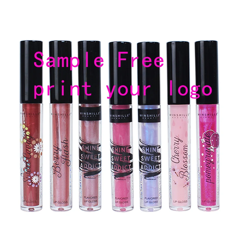 

sample free custom logo private label matte liquid lipstick 30 color fashion sexy lip gloss drop shipping service