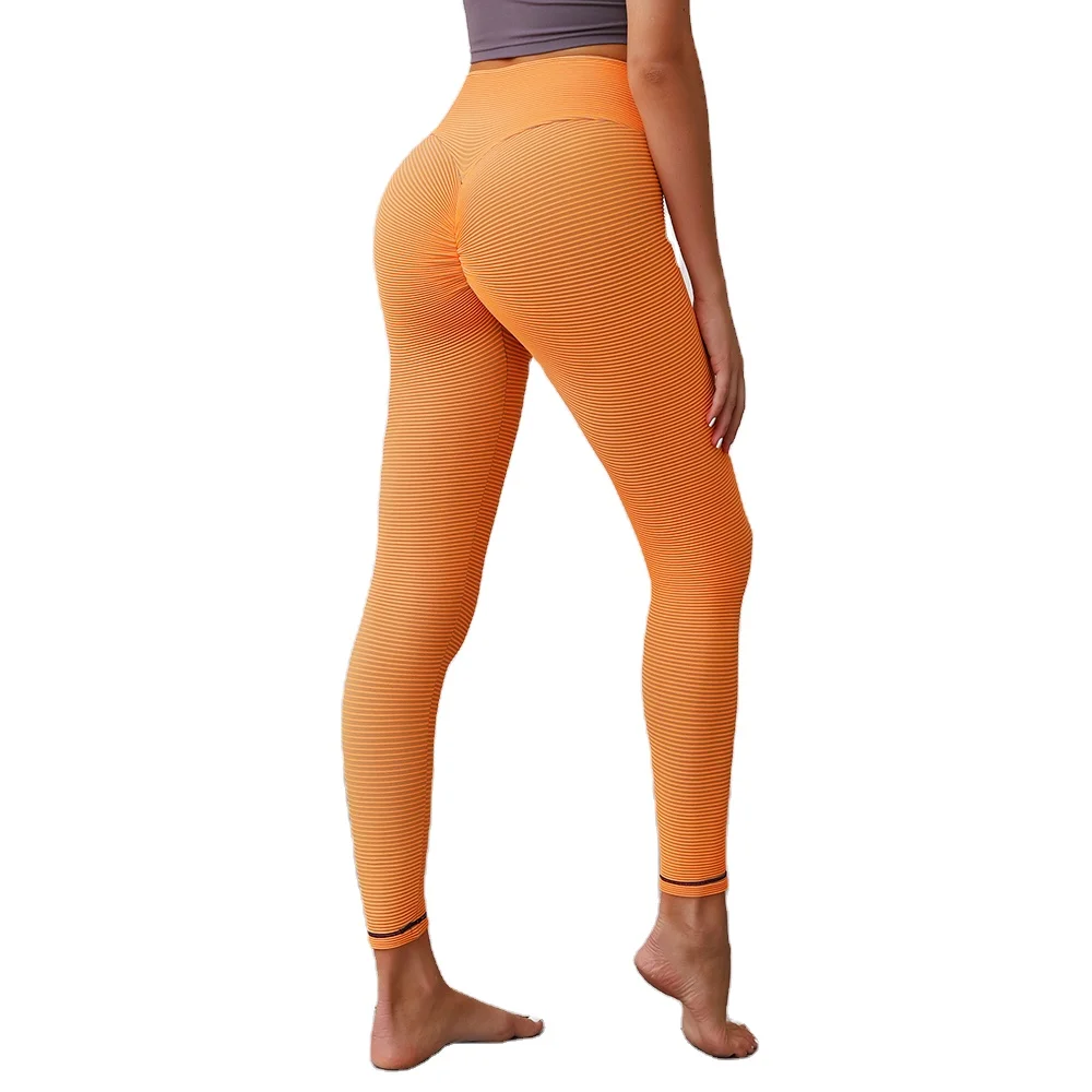 

High Quality black high waist yoga pants push up leggings, Customized colors