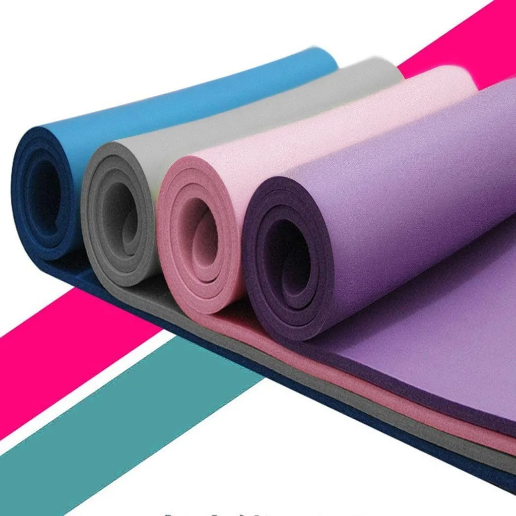

183*60CM NBR Mats Anti-slip Blanket EVA Gymnastic Health Lose Weight Fitness Exercise Pad Women Sport Yoga Mat
