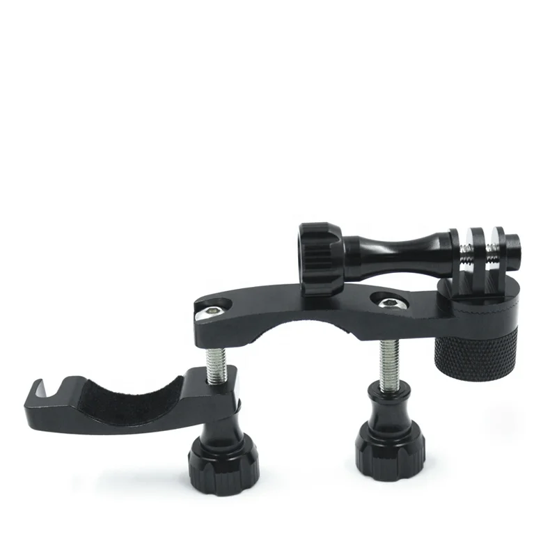 

Bike Camera Handlebar Mount with Motorcycle Holder for GoPros Heros 9 8 7 6 5 4 Session Action Camera OSMO 360 Rotation Stable, Black