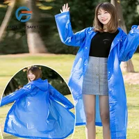 

best price green plastic pocket size long eva raincoat for adults