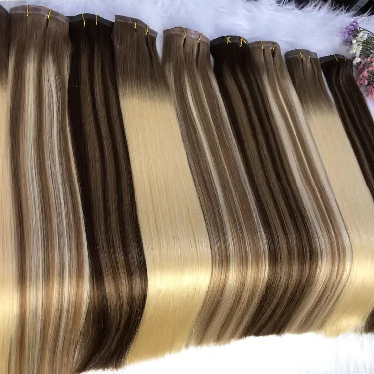 

Wholesale Top Quality 100% Virgin Human Hair Extensions Invisible Remy Cuticle clip in hair U tip Hair Extensions