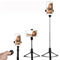 

Portable Wireless Tripod Selfie Stick , Mini Extendable monopod selfie Stick Stand for Phone Camera