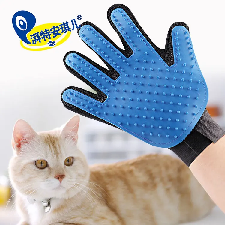 

Amazon Top Selling Five Finger Pet Hair Remover Pet Grooming Glove