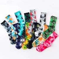 

Wholesale Fashional Sports Weed Socks For Women Men's Leaf Hip Hop Socks Man Calcetines
