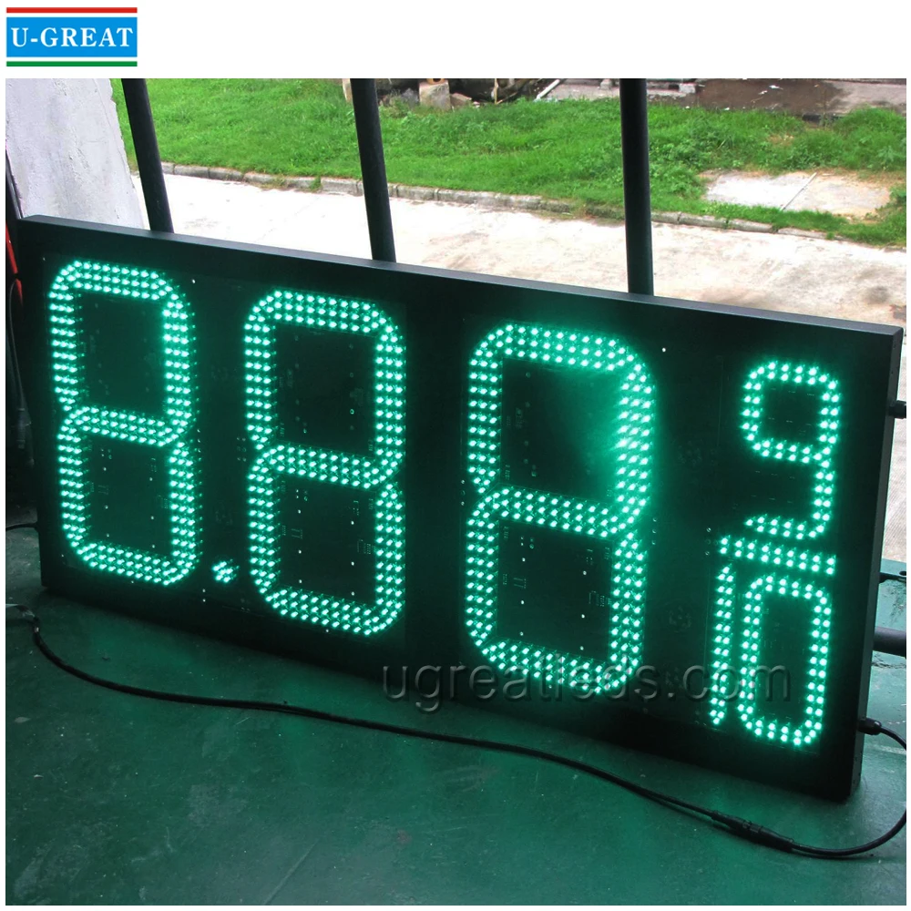 Alibaba New Product Wireless Remote Control Green LED Price Digital Display for USA Market