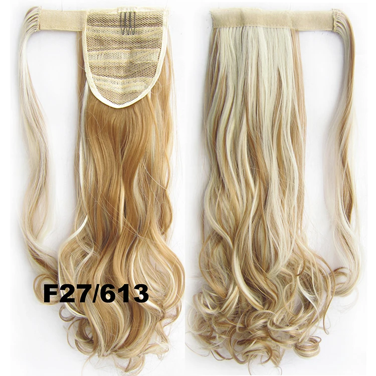 

Bundled Ponytail Multi-Color Optional Invisible Hot-Selling Curly Ponytail Magic Mount Tape