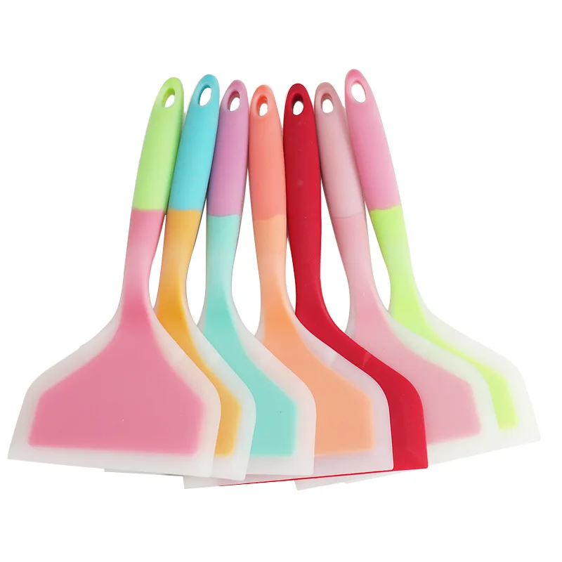 

Custom household high temperature resistant non-stick speciala set silicone shovel for kitchen accessories silicone spatula, 8colors