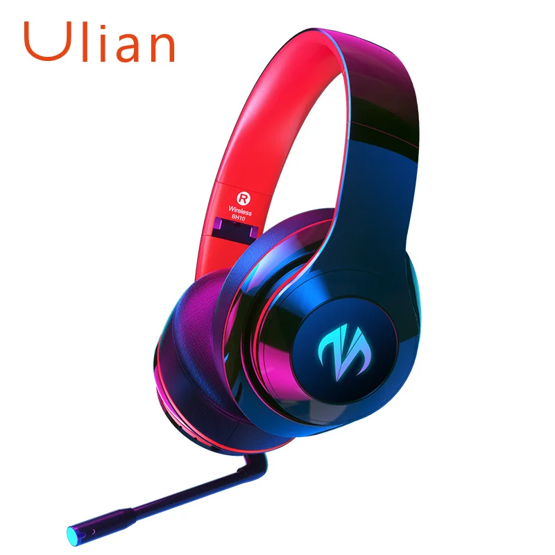 

BC10 Noise Cancelling Over Ear Foldable Wireless Bluetooth Gaming Headphones, Wireless Gaming Headphones, RGB Gaming Headphones