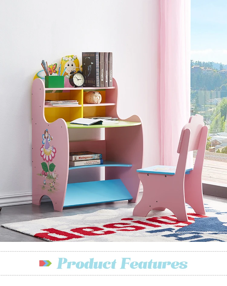 Los Niños Mesa De Estudio Y Silla Niños Mesa Cubby Casa De Madera De