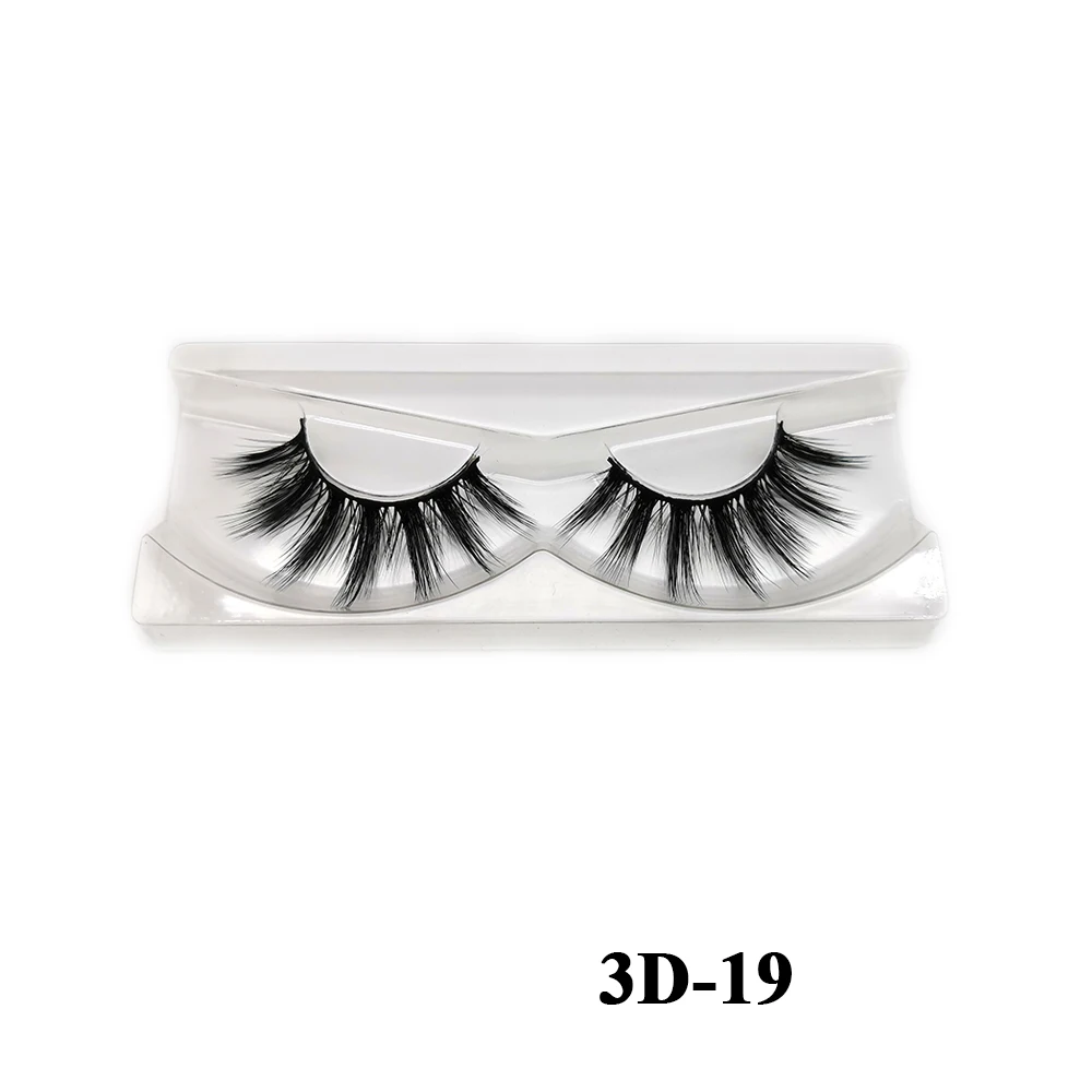 

Wholesale 3D Luxury Faux Mink Eyelashes, Black color