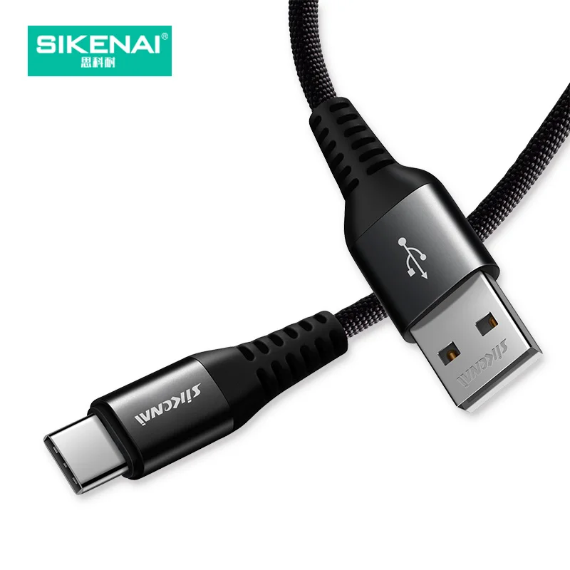 Sikenai Hot selling 5A Fast Charge Type C Usb Data Charging Cable