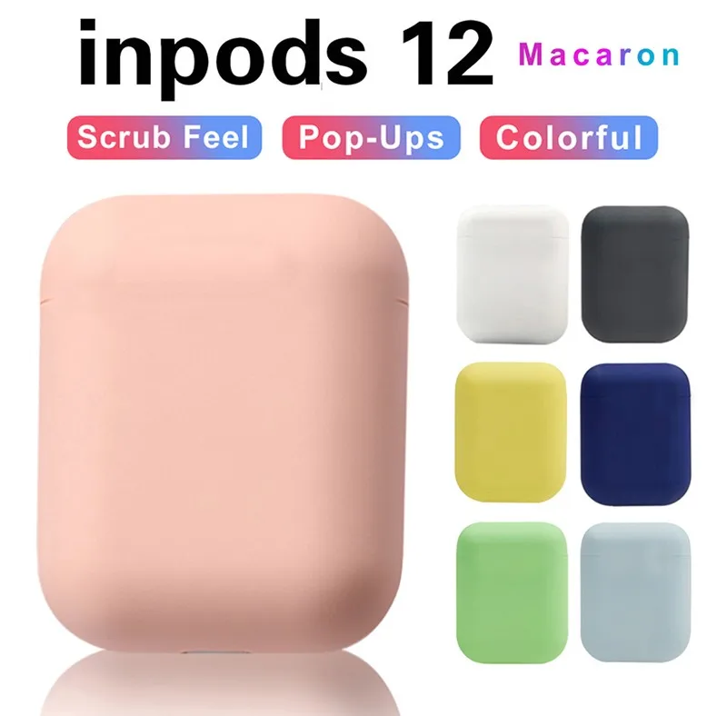 

Inpods 12 TWS Wireless Earphone Macaron I12 Wireless Stereo Headset