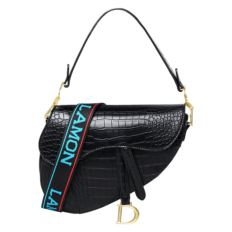 

New women designers fashion shoulder women small saddle bag, Custom