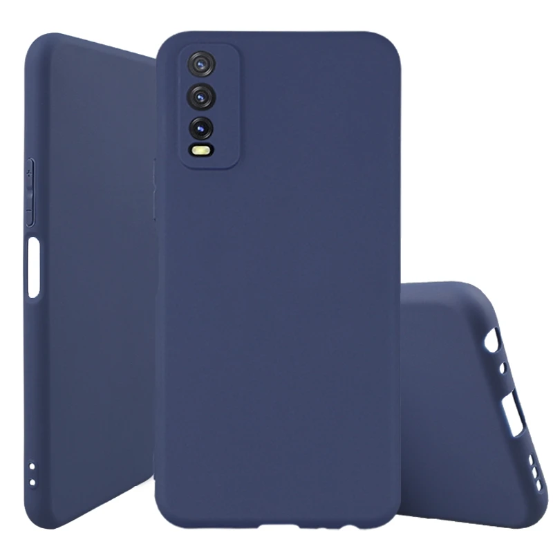 

1.2mm Colors funda Matte Soft TPU Back Cover Mobile Cell Phone Case for VIVO Y20 Y30 Y50 Y51s Y70s Y9s Casing