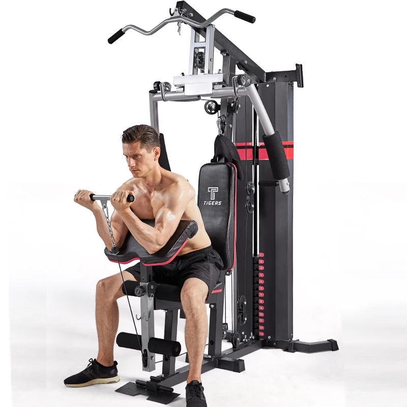 

Home Gym Machine Single Station Mutli Function Station Body Building Equipment Gimnasio En Casa, Black