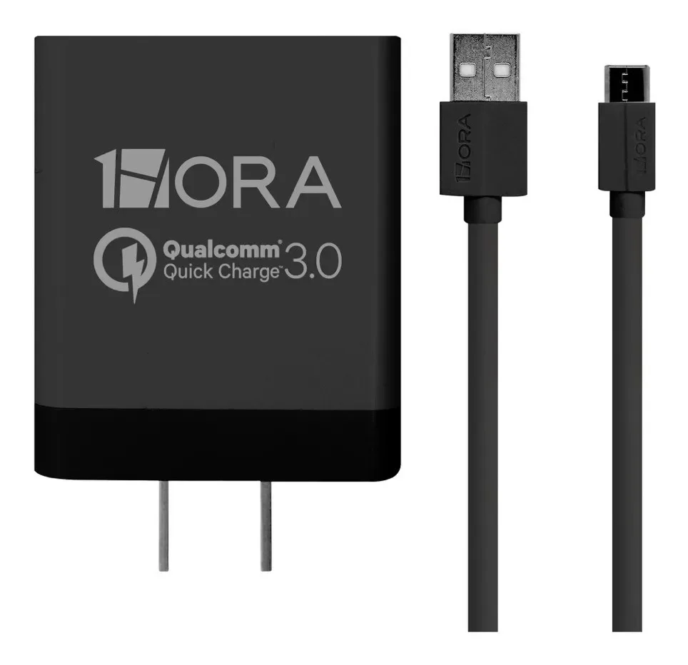 

1 HORA Universal QC3.0 5v 3a Usb Wall Charger Usb Charger With Type C 3.0 Cable for moible phone