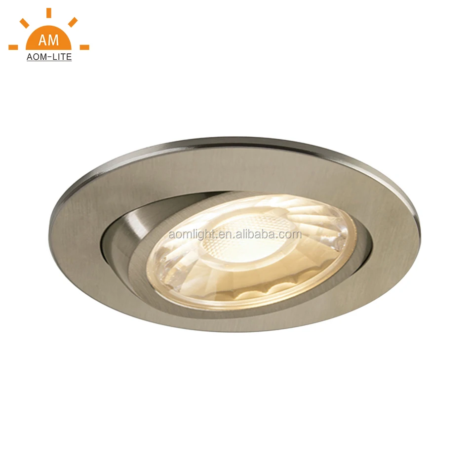 Gold Supplier Dimmable COB Gimbal Led Downlight 14w 4in Round Adjustable Rotational Die Casting LED Retrofit Recessed Down Light
