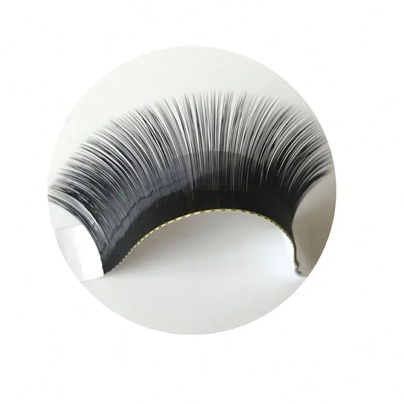 

0.03 0.05 0.07 0.10 Matte Black C CC D DD PBT Silk Russian Volume make Make Fans Individual Eyelash Extension, Natural black