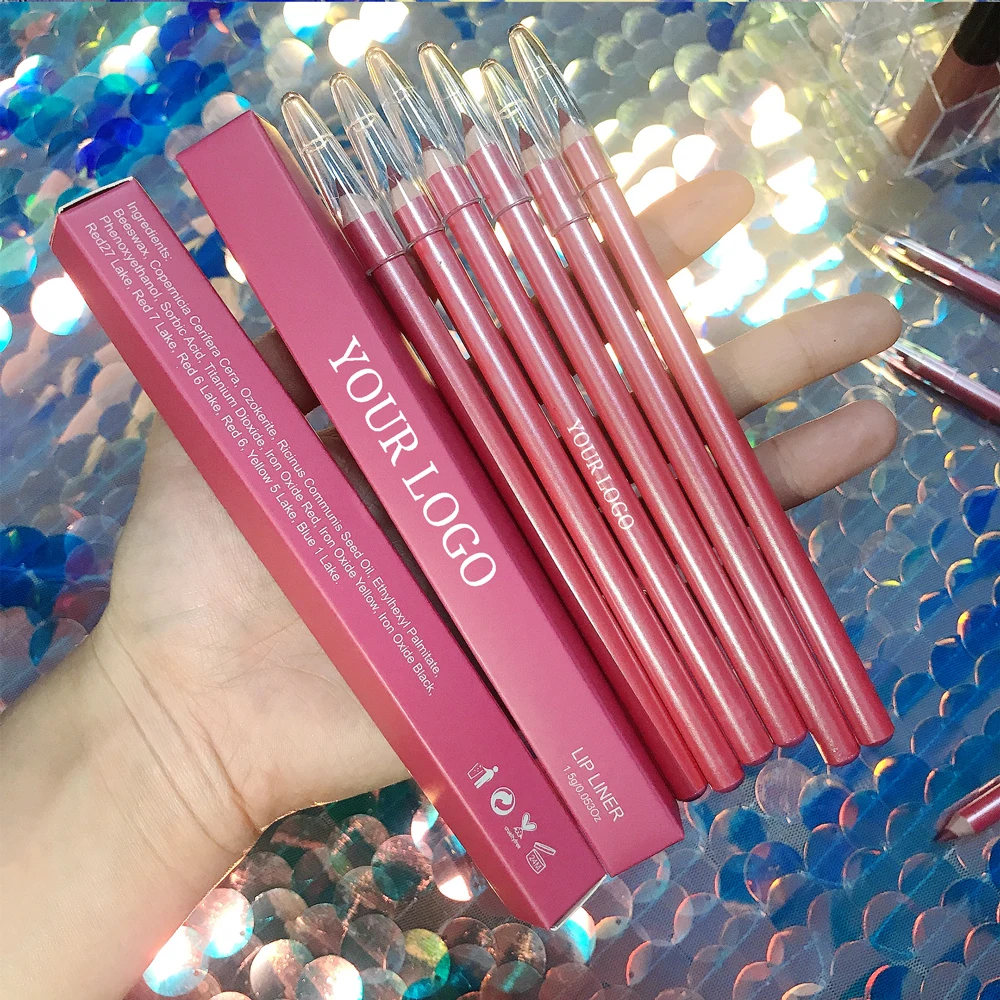 

Makeup cosmetics waterproof lipliner lip liner pencil lipliner vendor private label