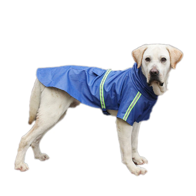 

Wholesale Dog Outdoor Clothes Reflective Poly Transparency Pet Waterproof Raincoat