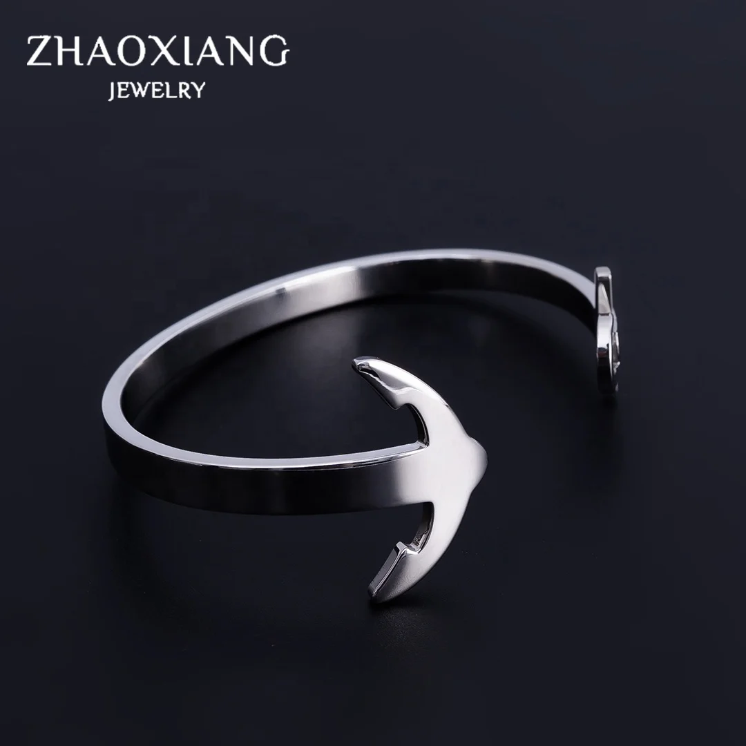 

Simple Design Bangles Bracelets For Women Stainless Steel Fashion Trendy Jewellery Customized Plain Cuff Bangle