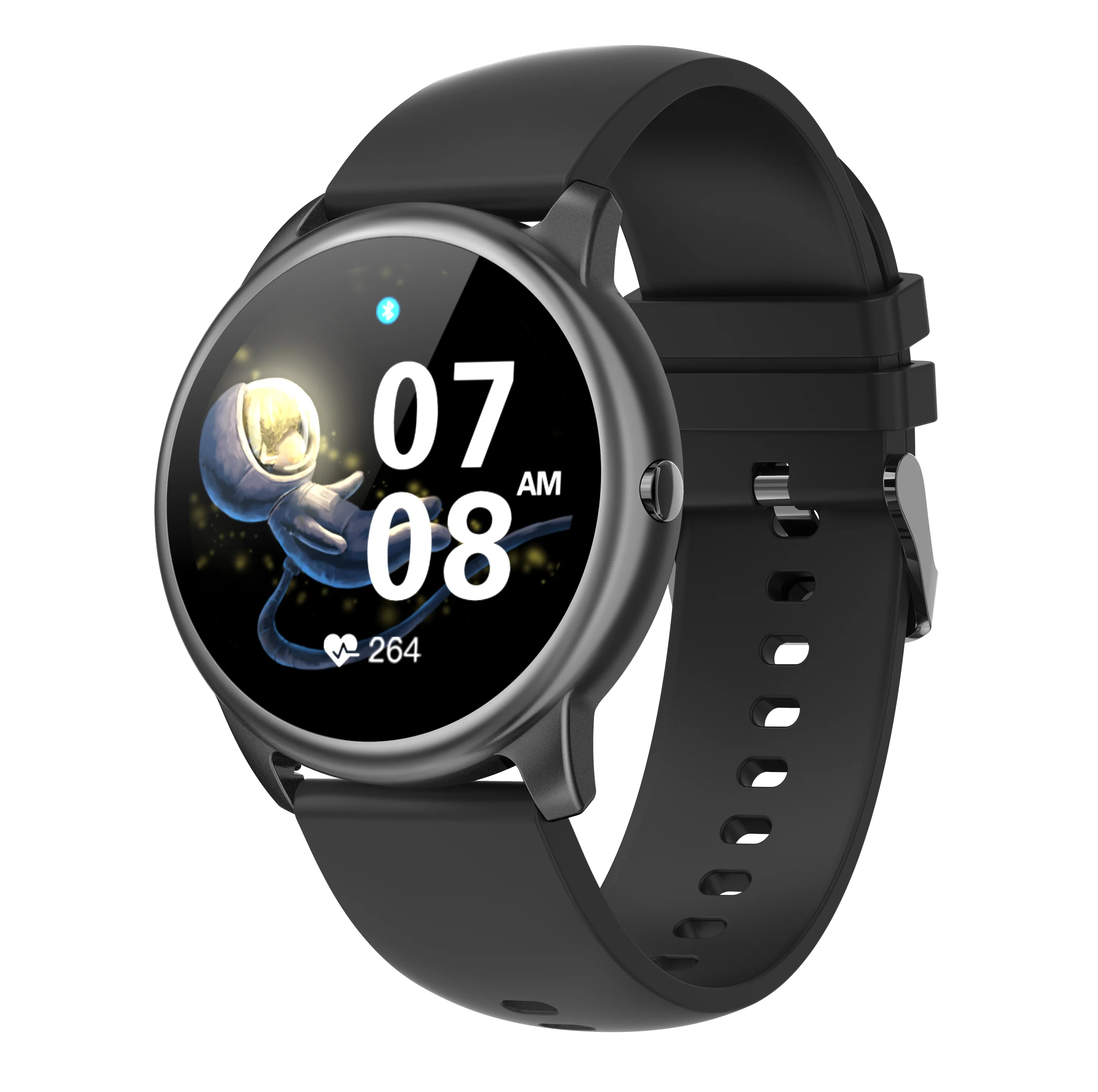 

Smart Watch Men Women for Android IOS Phone Waterproof Heart Rate Tracker Blood Pressure Oxygen Sport Smartwatch NR7, Black, blue, pink