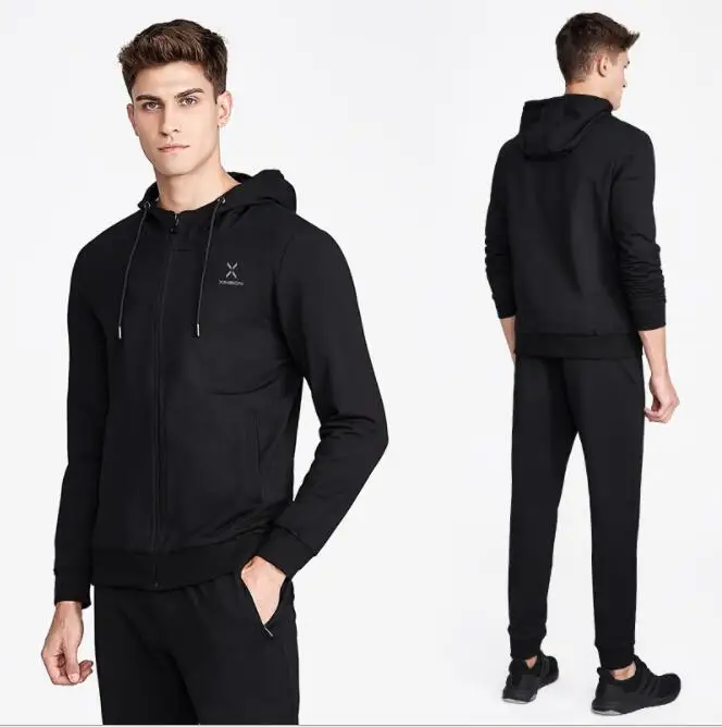

2021 Fashion New Men's Sports Suit Outdoor Sports Hooded Jogging Sportswear Clothing Accessories, Custom