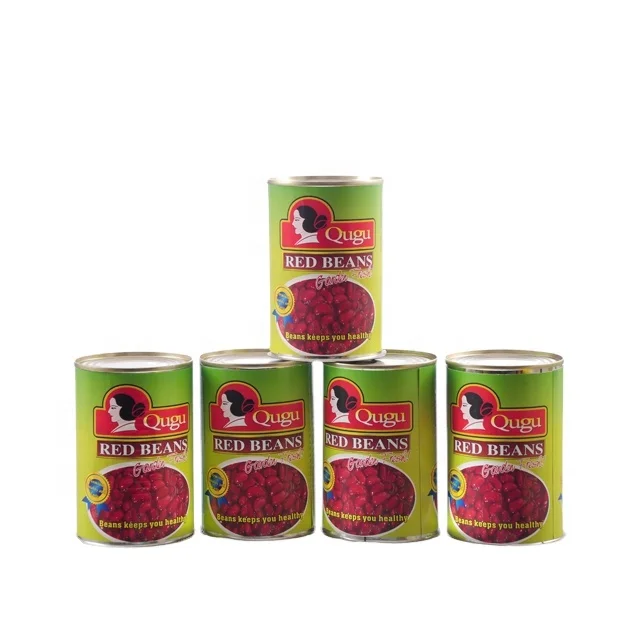 
hot sales of 400g canned food red kidney beans in brine from qugu 